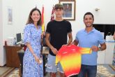 Recepción oficial al ciclista aguileño Luis Alberto Lajarín Rojas