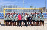 Las selecciones espanolas masculina y femenina de ftbol playa entrenan en Mazarrn esta semana