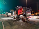 Comienza el asfaltado definitivo de Ronda Sur y avenida de Los Dolores, que permitir� completar la renovaci�n del firme y recuperar el tercer carril