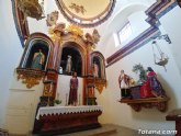 El grupo escultrico de Jess y la Samaritana se encuentra expuesto en la capilla de Los Dolores de la Iglesia de Santiago