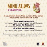 El Ayuntamiento de Caravaca activa otra edición de los descuentos directos en compras 'Bonolatidos' para incentivar el consumo en el comercio local