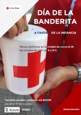 Cruz Roja saldrá a la calle este jueves 28 de octubre en Lorca por el Día de la Banderita