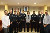 Cinco nuevos agentes de Polica toman posesin como funcionarios en prcticas