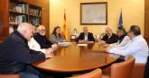 El presidente de la CHS mantiene una reunin de trabajo con los presidentes de las Comunidades de Regantes de Alhama y Totana