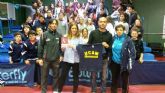 Alumnos del CEIP Mediterrneo de La Manga se acercan al Tenis de Mesa con el Programa ADE