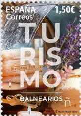 Correos emite un sello dedicado al turismo enolgico y otro al de balnearios