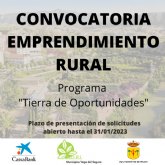 Abierto el plazo de presentación de Proyectos de Emprendimiento Rural