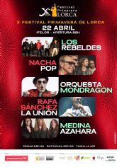 El Festival Primavera de Lorca contará con Los Rebeldes, Nacha Pop, La Orquesta Mondragón, La Unión y Medina Azahara