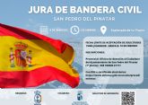 San Pedro del Pinatar acoge el 4 de marzo una jura de bandera para civiles