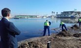 La Comunidad refuerza la brigada de limpieza del Mar Menor en marzo y prestará el servicio durante todo el año