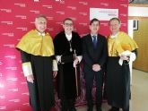 El consejero de Salud asiste a la investidura de Robert Sackstein como Doctor Honoris Causa por la Universidad de Murcia