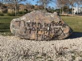 Nuevo acto vandálico contra el memorial a los aguileños deportados a los campos de concentración nazis