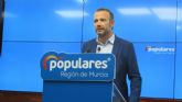 El PP reta al delegado del Gobierno a que diga una sola inversión del Gobierno de Sánchez para la recuperación del Mar Menor