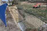 En marcha las obras de reconstruccin del muro de contencin en la pedana de La Zarza