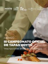Todo listo para el campeonato regional de tapas 2026, que premiar� con 1.000 euros a la ganadora