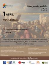 La Concejalía de Turismo organiza la visita guiada gratuita VÍA CRUCIS VIVIENTE DE TORREALTA el Miércoles Santo, día 1 de abril