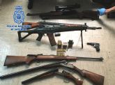 Desmantelada banda criminal especializada en el tráfico de drogas y en posesión de  armas de fuego y guerra