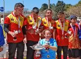 Dos juveniles del Petanca La Salceda, campeones de España con la seleccin murciana