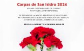 Fiestas de San Isidro 2024: No hay disponibilidad de carpas para nuevas inscripciones