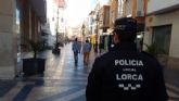 La Policía Local de Lorca detiene a dos personas por incumplimiento de una orden de alejamiento y por un supuesto robo con violencia