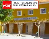 Los concejales socialistas promueven una mocin conjunta para que se sustituya el fibrocemento del IES Prado Mayor este verano