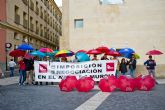 Nueva concentración del SIME para protestar por la aprobación de manera unilateral y sin negociación de la RPT por parte del Ayuntamiento de Murcia