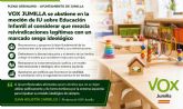 VOX Jumilla se abstiene en la moción de IU-Verde Podemos sobre Educación Infantil al considerar que mezcla reivindicaciones legítimas con un marcado sesgo ideológico