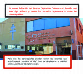 La nueva licitación del Centro Deportivo Caravaca no impide que este siga abierto y preste los servicios oportunos a todos los caravaqueños