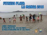 Sesiones de fitness gratuito en las playas de La Manga y La Ribera