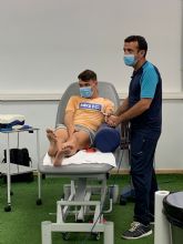 La Unidad de Fisioterapia Deportiva de CMVCaridad de Cartagena cumple tres anos con casi 18.000 consultas