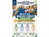 A partir del 3 de septiembre se abre el período de inscripciones de los talleres del Programa de Dinamización del Centro Municipal de Personas Mayores A partir del 3 de septiembre se abre el período de inscripciones de los talleres del Programa de Dinamización del Centro Municipal de Personas Mayores