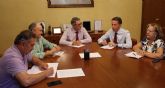 El presidente de la CHS se reúne con el alcalde de Lorca