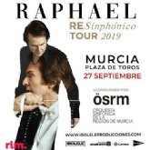 La Orquesta Sinfónica de la Región de Murcia acompaña al cantante Raphael en la presentación de su disco ´RESinphónico´