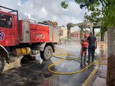 Servicios de emergencia de la Región de Murcia siguen trabajando hoy jueves en la reparación de daños ocasionados por las inundaciones