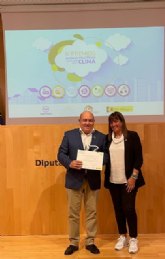 El alcalde de Cieza recoge el premio 'Soluciones basadas en la Naturaleza' de la Red Espanola de Ciudades por el Clima