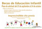 Abierto plazo para solicitar subvenciones para libros y material de segundo ciclo de Educacin Infantil