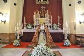 Entrega de Fajín Honorario a Nuestra Señora de los Dolores de la Hermandad de San José Obrero de Sevilla