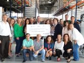 Los trabajadores de Hidrogea consiguen recaudar 3.672€ para el Banco de Alimentos