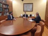 El Presidente de la Confederación Hidrográfica del Segura (CHS) se reúne con el Consejero de Agricultura de la Región de Murcia