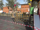 Comienzan las obras de reparacin en las reas de juegos infantiles de varios parques y jardines de Totana