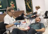 La Guardia Civil colabora altruistamente en la campa�a de donaci�n de sangre en Murcia, RSC