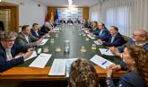 L�pez Miras, regantes y colegios profesionales hacen frente com�n para exigir que se acelere la reparaci�n del trasvase Tajo-Segura