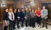 Colabora Mujer presenta sus objetivos 2020 al presidente de la Asamblea Regional y grupos políticos