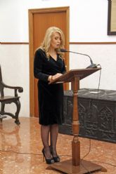 María Fidalgo Casares pronunció el discurso, para ingresar en la Academia Andaluza de la Historia