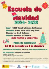San Pedro del Pinatar ofrece una Escuela de Navidad para favorecer la conciliacin