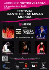 El Auditorio regional se convierte este sbado en el Antiguo Mercado de La Unin para acoger el espectculo 'Festival Cante de las Minas'