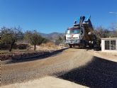 Las obras de acondicionamiento del camino de El Romeral entran en su ltima fase