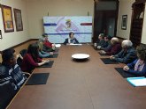 Primera reunin de 2016 entre alcaldesa y pedneos de Jumilla