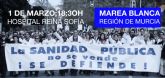 El PCE y la UJCE en la Región de Murcia apoyan las movilizaciones convocadas por la Marea Blanca para el 1 de Marzo y llama a la ciudadanía a participar en ellas