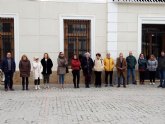 Concentracin en el Ayuntamiento de Cieza por el aniversario de la guerra de Ucrania